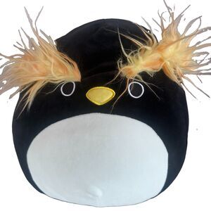 Squishmallows SeaWorld Exclusive Candy Corn Penguin Black Plush 10” Tag